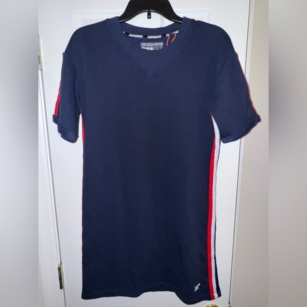 Superdry Georgia Short Sleeve Sweat Dress Size 6
